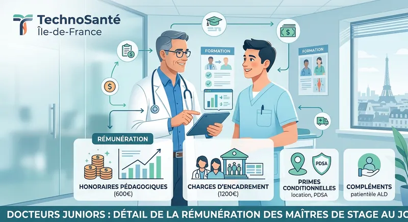 Rémunération maitre de stage Dr Junior